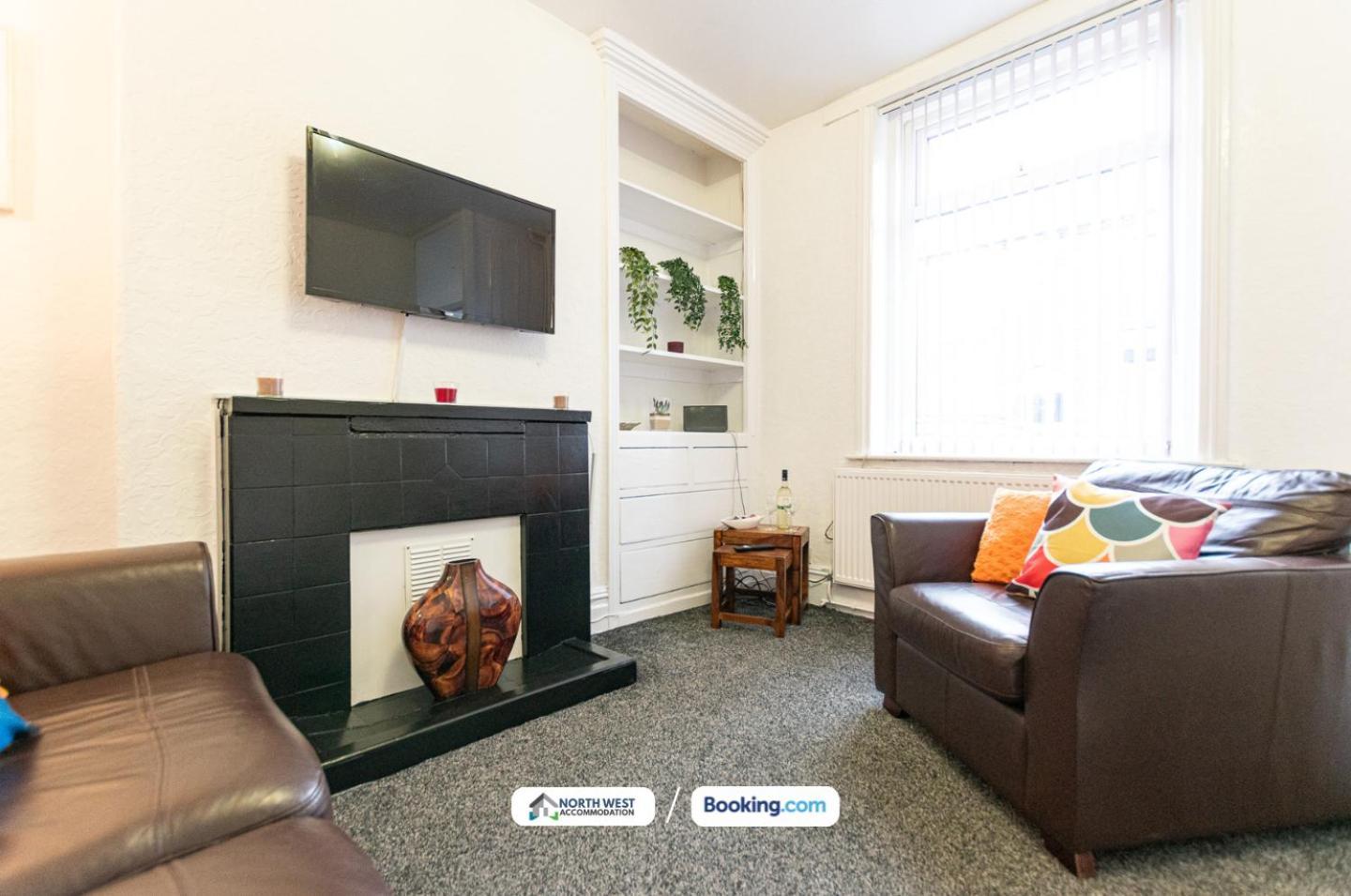 Manchester Work Stays 2Br Home With Parking & Wifi Exterior foto